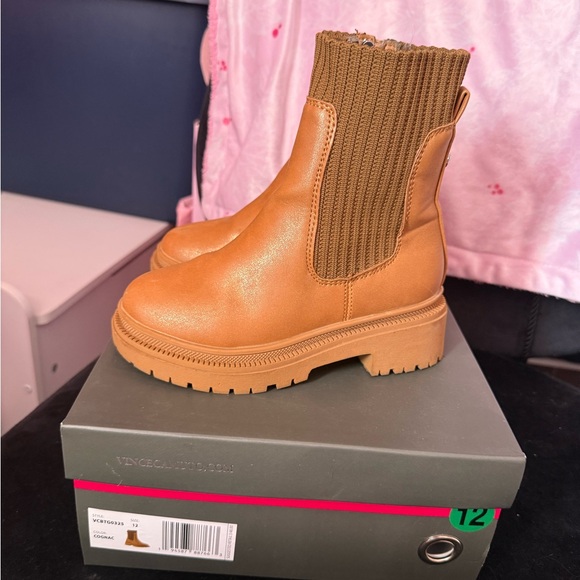 Toddler girl cognac boots - Picture 2 of 3